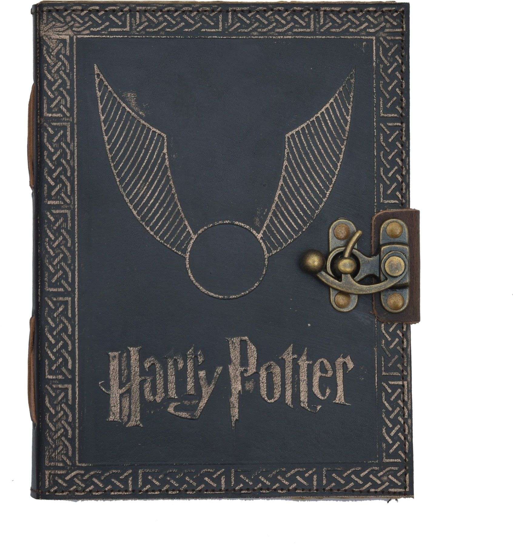 Leather Diary Writing Notebook Unique Handmade Embossed Travel Diary (Deckle Edge Paper Diary), 200 Pages - Image 2
