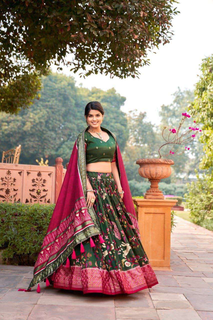 Women's Ethnic Printed Lehenga Choli Set with Tassel Dupatta | Perfect for Festivals & Functions - Image 2